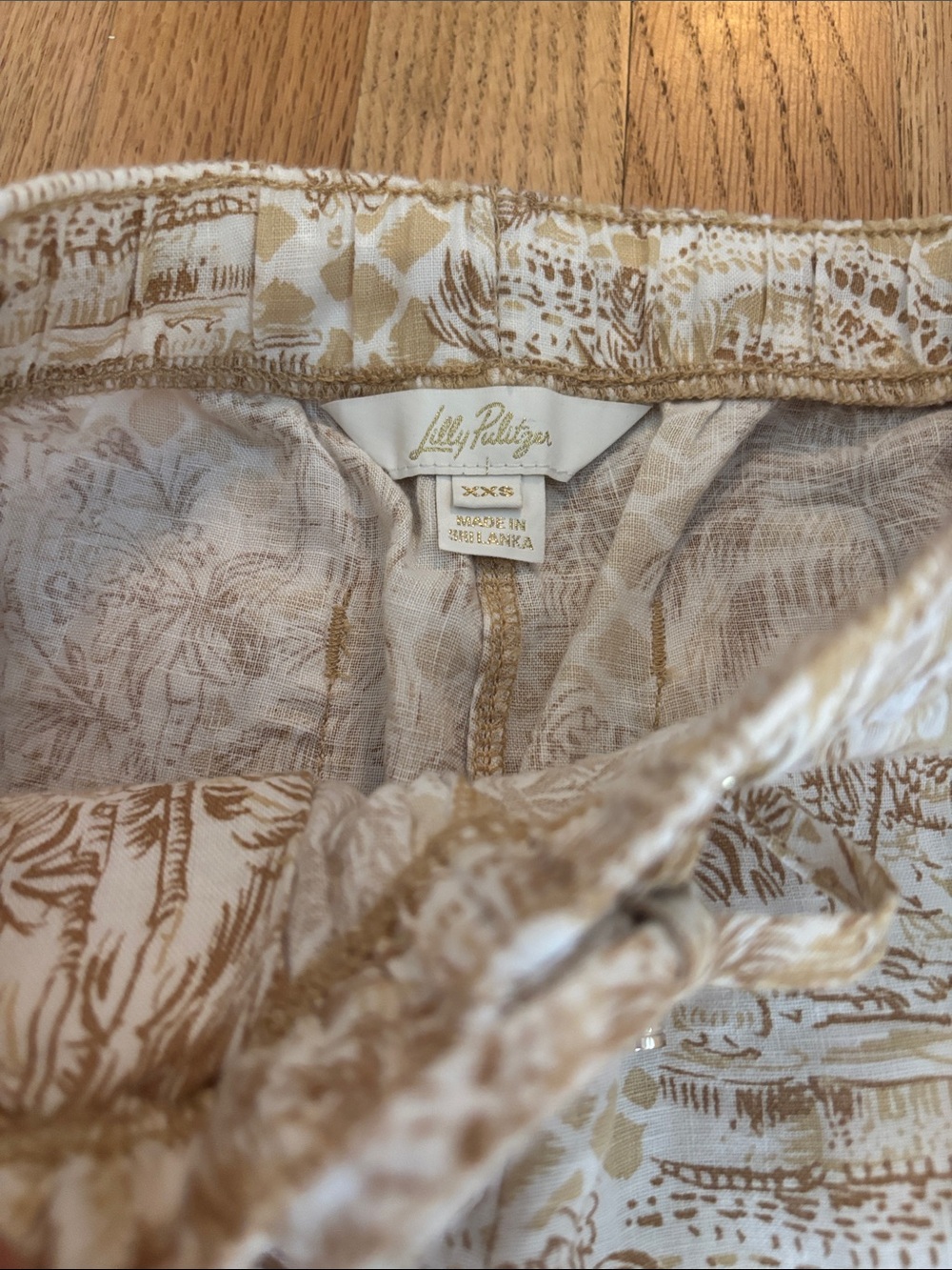 Lilly Pulitzer Brawley Linen Pants XXS - Picture 3 of 5